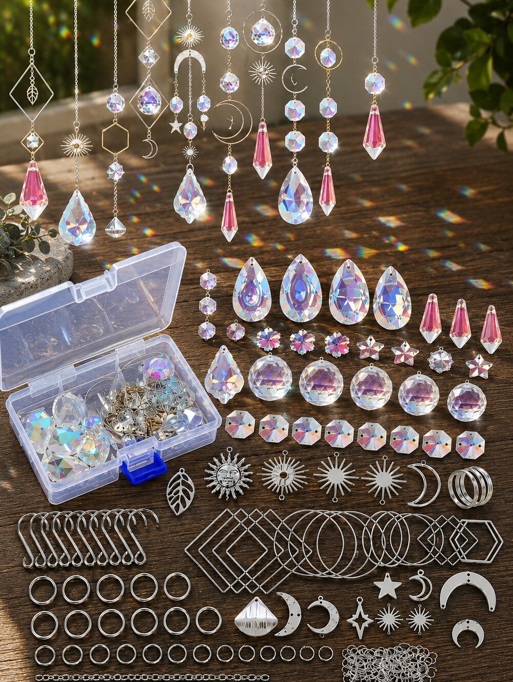 ✨ DIY Crystal Suncatcher Making Kit – Rainbow Maker Craft Set ✨